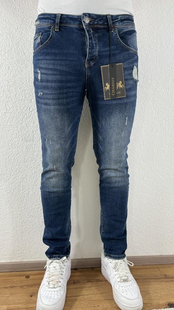 Dunkelblaue Jeans